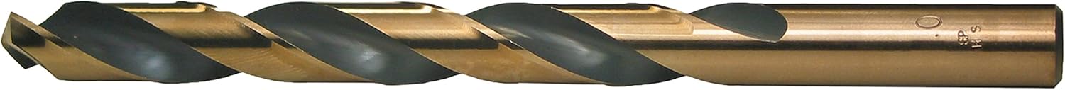 Viking Drill and Tool 49520 Type 643-UB 135 Degree Split Point Magnum Super Premium Jobber Drill Bit (10 Pack), 6.50mm