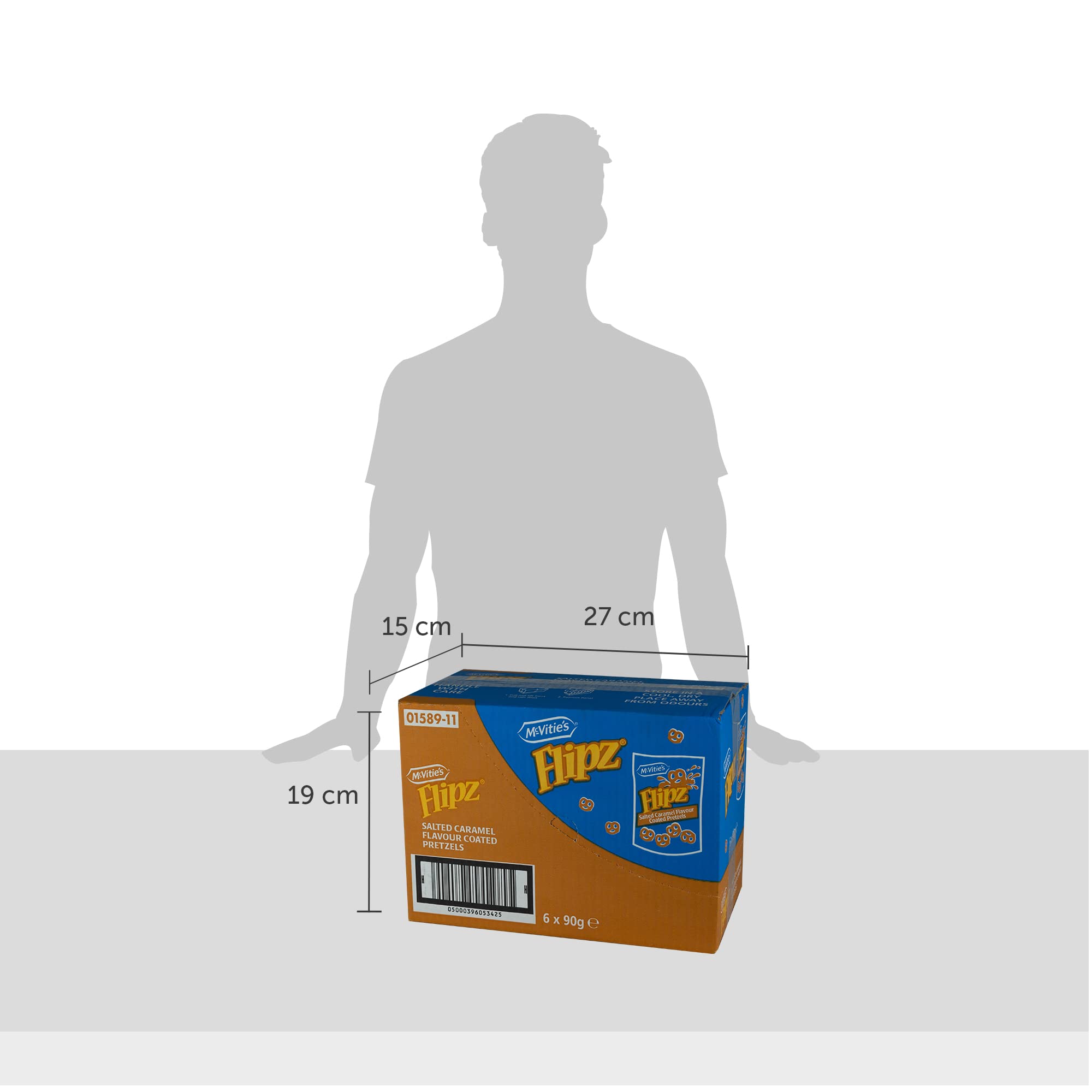 Flipz Caramelo Salado6 X 90 G Cura della persona e salute