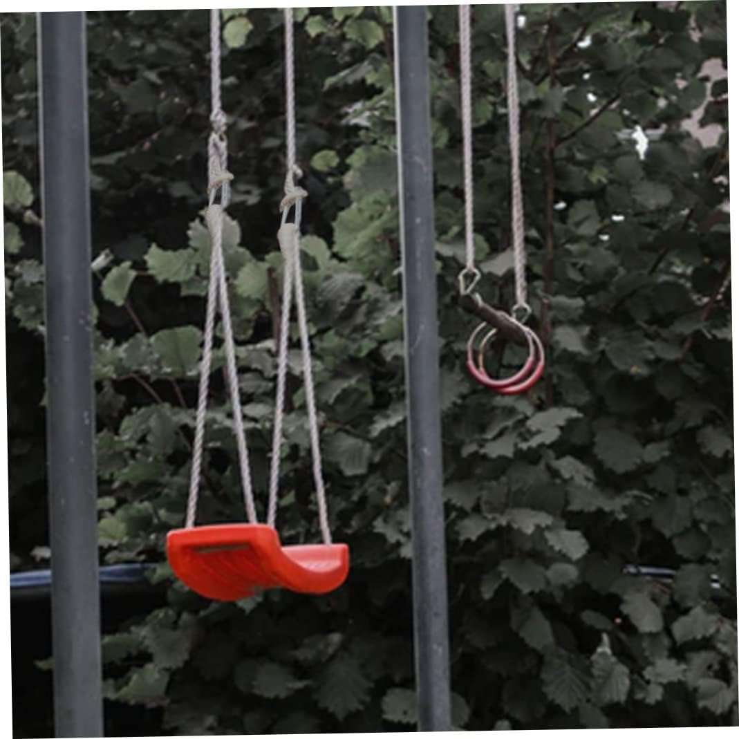 Ecojoy Tree Swing Straps Hammock Soft Hanging Rope Adjustable Swing Hooks Strap Garden Accessories 4M 2PCS Garden Furniture and Accessories Hammock Straps : Patio, Lawn & Garden