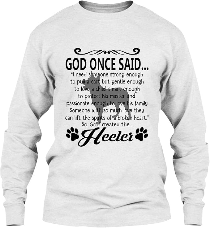 EZARO Blue Heeler T Shirt - God Created 