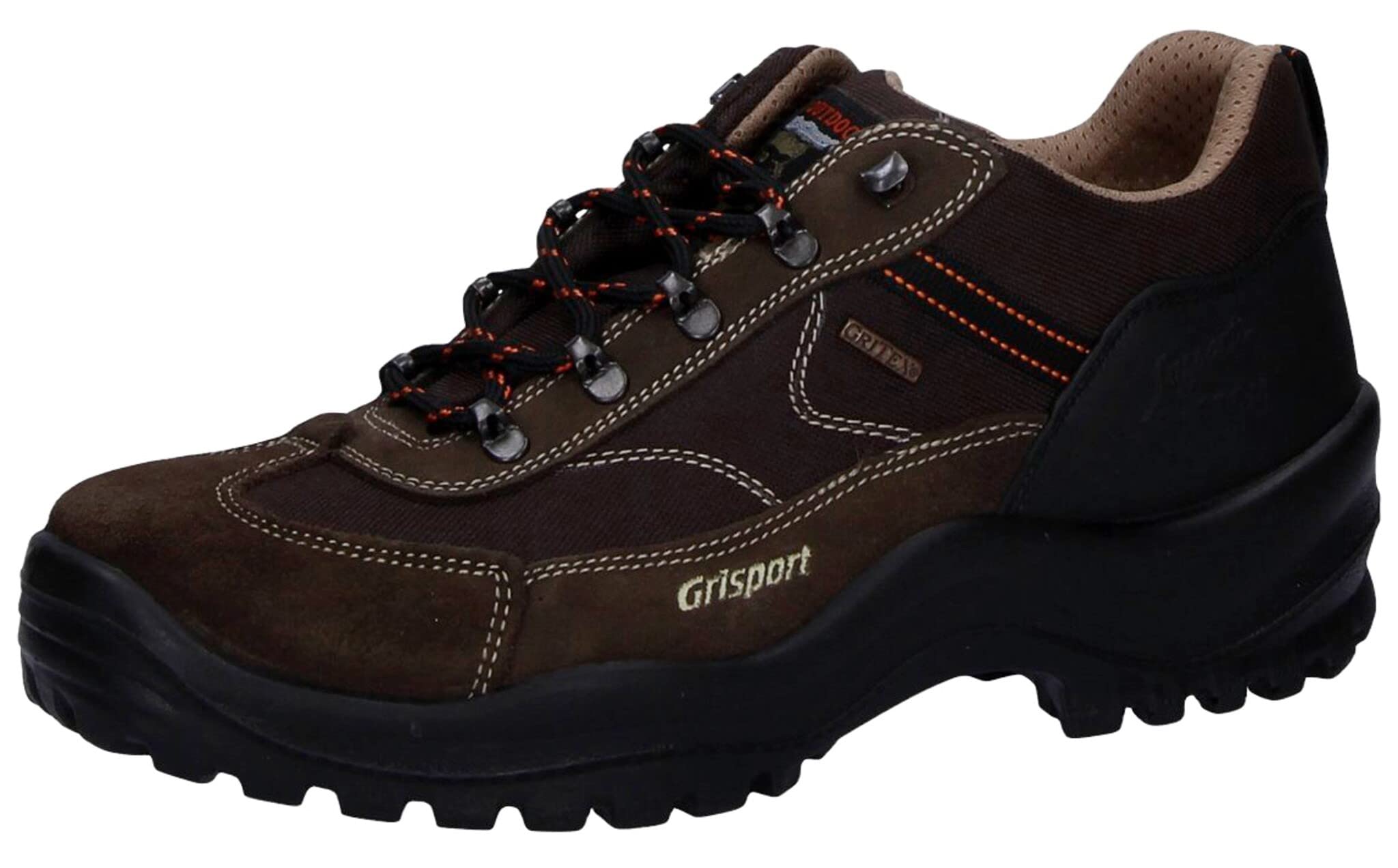 Grisport Outdoor półbuty sznurowane brązowe kombi, brązowy, 45 EU