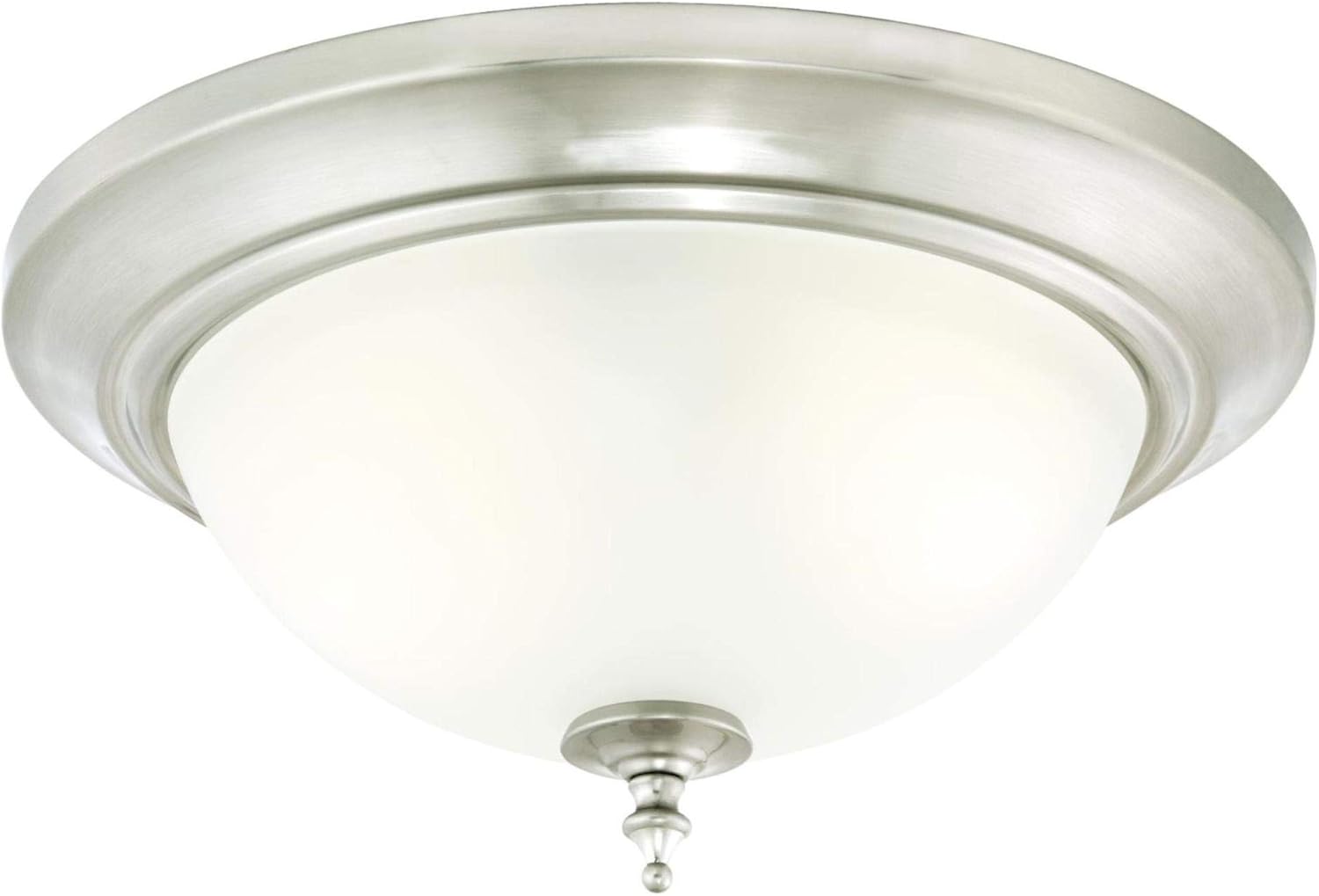 Westinghouse Lighting 6304800 Harwell Two-Light Indoor Flush Mount, Amber Bronze Finish with Frosted Glass Rubbed