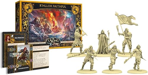Miniatura 8 de CMON R'hllor Faithful - Caja de unidades de mesa en miniatura de mesa A Song of Ice and Fire Juego de estrategia para adolescentes y adultos A