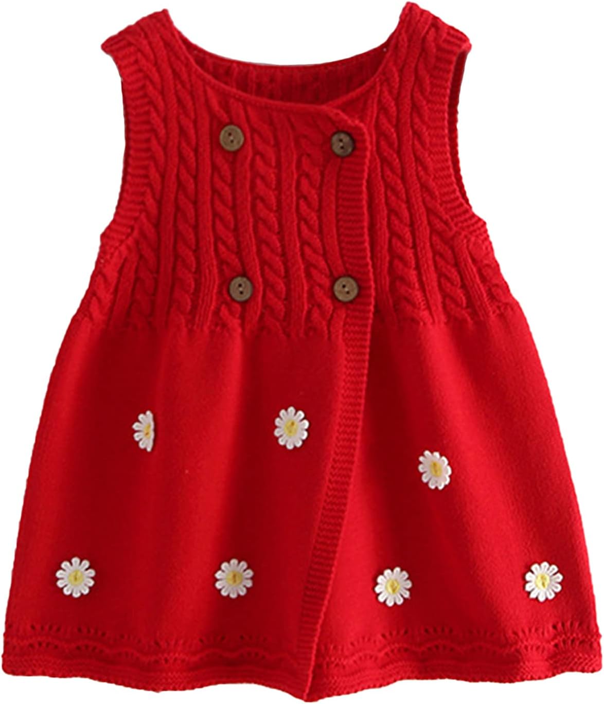 Girl Cute Sweater Tank Top Dress Sleeveless