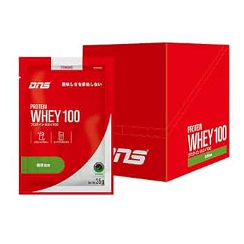Amazon | DNS プロテイン ホエイ100 抹茶風味 35g×10袋 国内製造