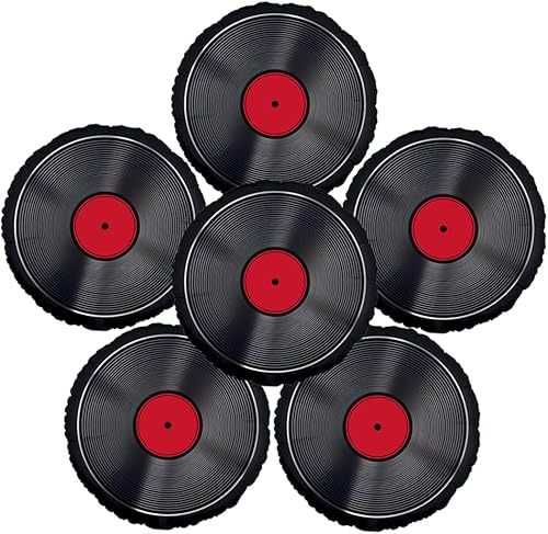 Miniatura 1 de Globos de grabación de discos de vinilo, decoración de música retro, disco de rock and roll, decoración de globos de vinilo para décadas, decoración