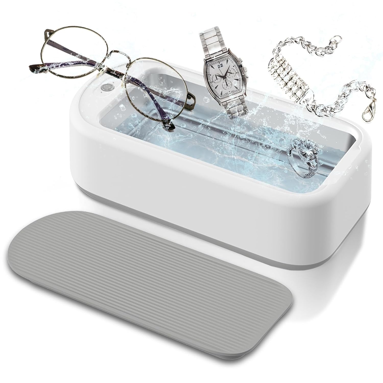 STOCKZONE Ultra Sonic Jewellery Cleaner, Ultrasonic Cleaner Machine, Ultrasonic Glasses Cleaner, 360° Professional Low Noise Portable USB Cleaning Machine for Glasses Jewelry (B0D11S9BNM) Amazon Price History, Amazon Price Tracker