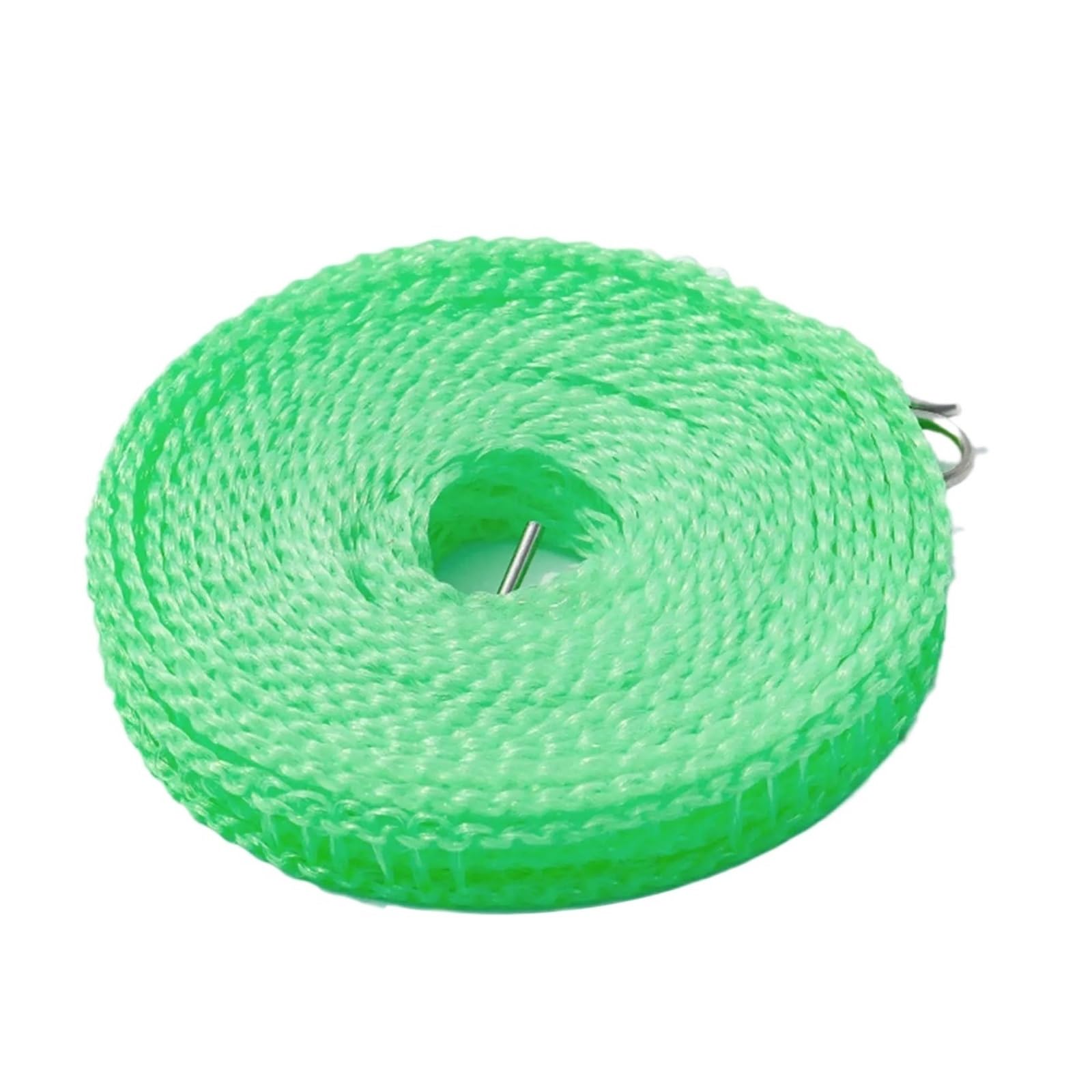 Laundry Drying Rope, Portable Windproof Fence-Type Clothesline For Indoor Outdoor Travel, Multicolor(Green 8m)