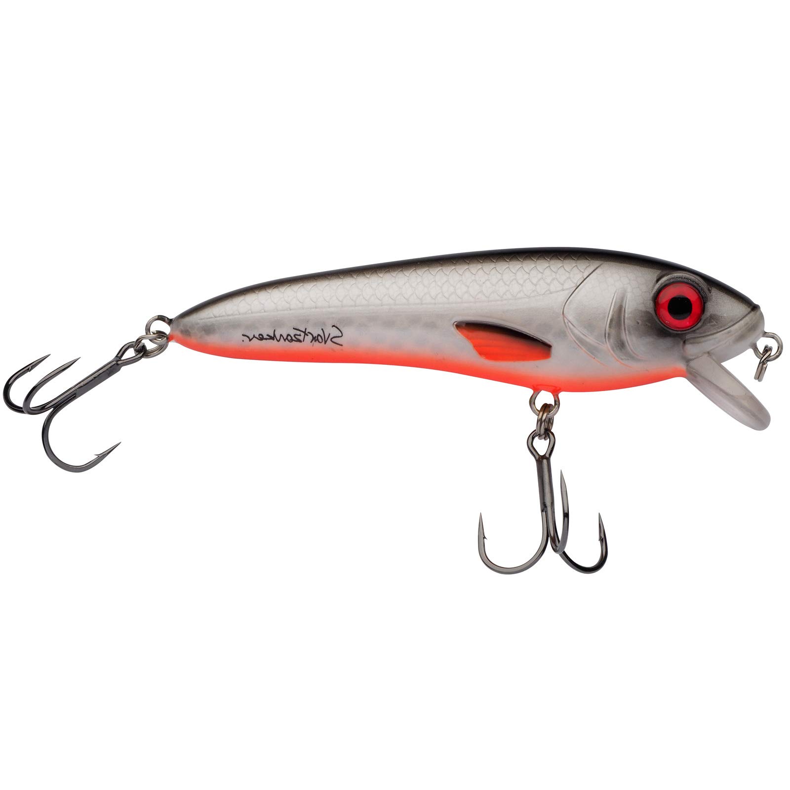 Abu Garcia Svartzonker McCelly Diving Pike Fishing Lure - Realistic Hand Painted Hard Bait with Strong Berkley Fusion Treble Hooks