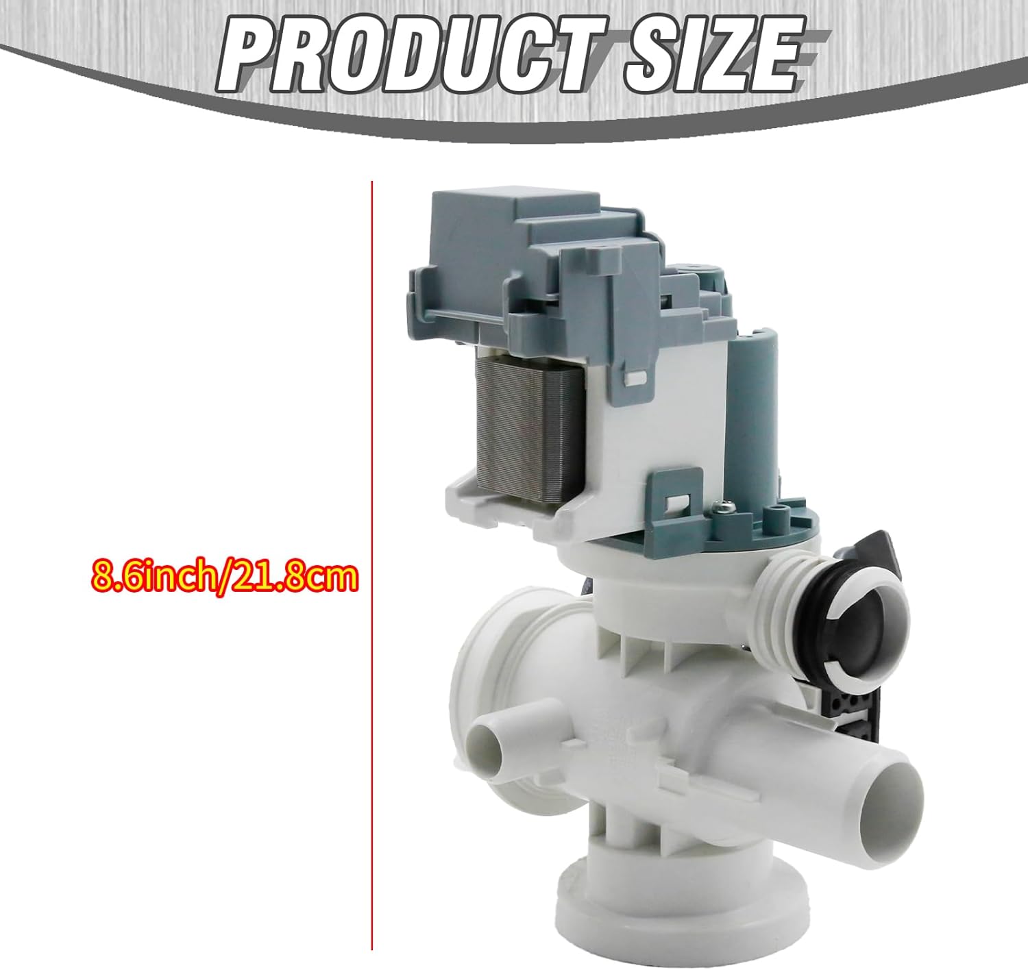 Anxingo DC96-01585L Washer Drain Pump, Replacement for WF210ANW/XAA-04 WF361BVBEWR/A2-01 WF433BTGJWR/A1-00 WF433BTGJWR/A2-00 Washing Machine, Replaces DC96-01585L