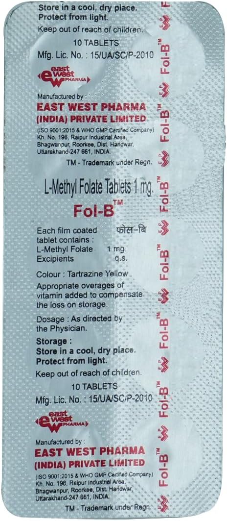 Fol B - Strip of 10 Tablets