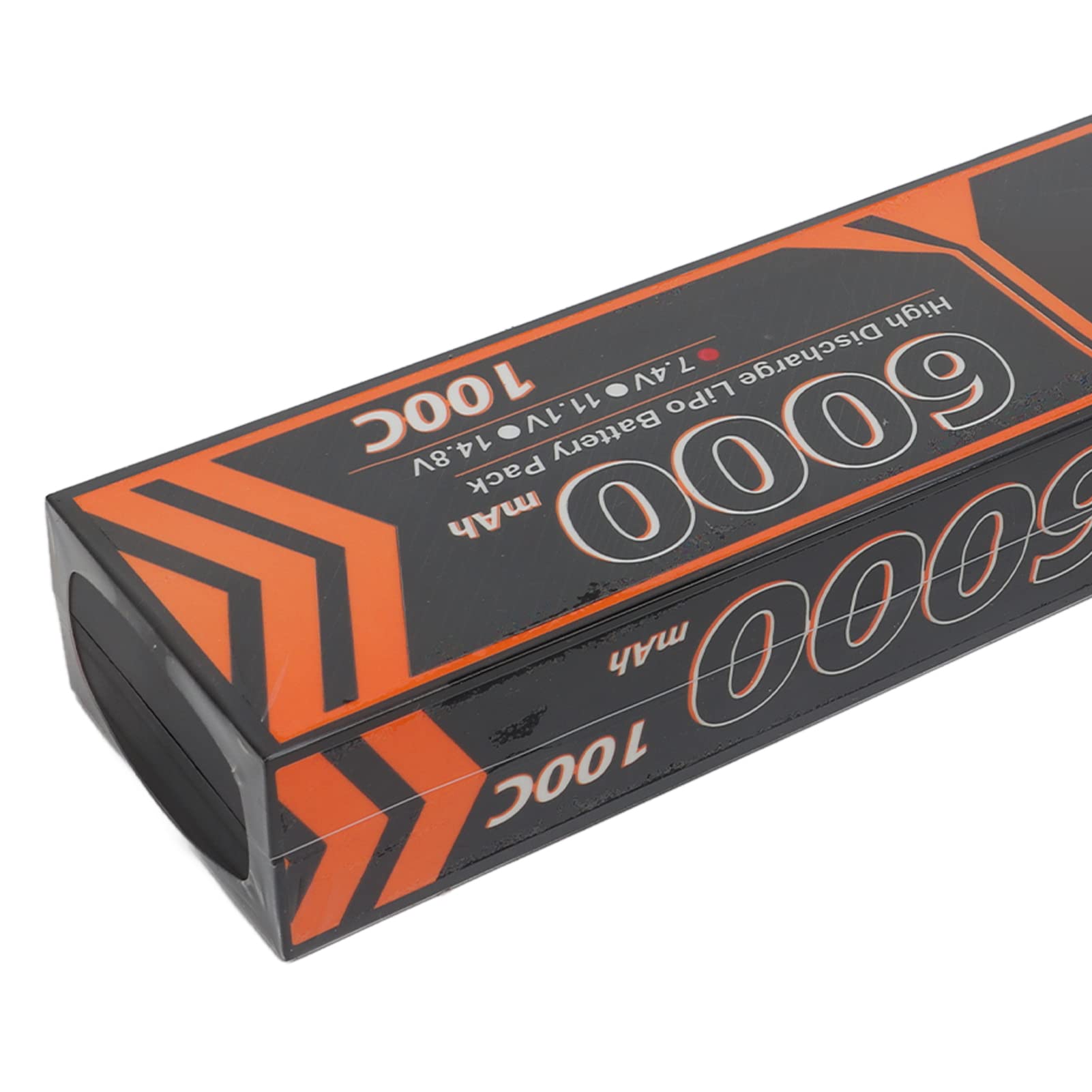 aqxreight Batteria Lipo RC 6000mAh 7.4V 2S Velocità di Scarica 100C per 1/8 1/10 RC Auto Droni Elicotteri Batteria Al Litio Ossido di Cobalto Ad Alte Prestazioni con Spina a T