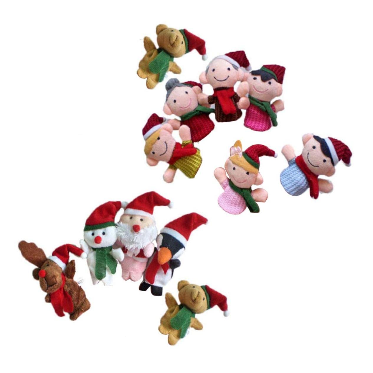 ABOOFAN Burattini Animali Giocattolo Animale Giocattoli Puzzle Giocattoli Educativi Animali Giocattoli Burattini Da Dito Per Bambini Da Dito Per Bambini Giocattoli