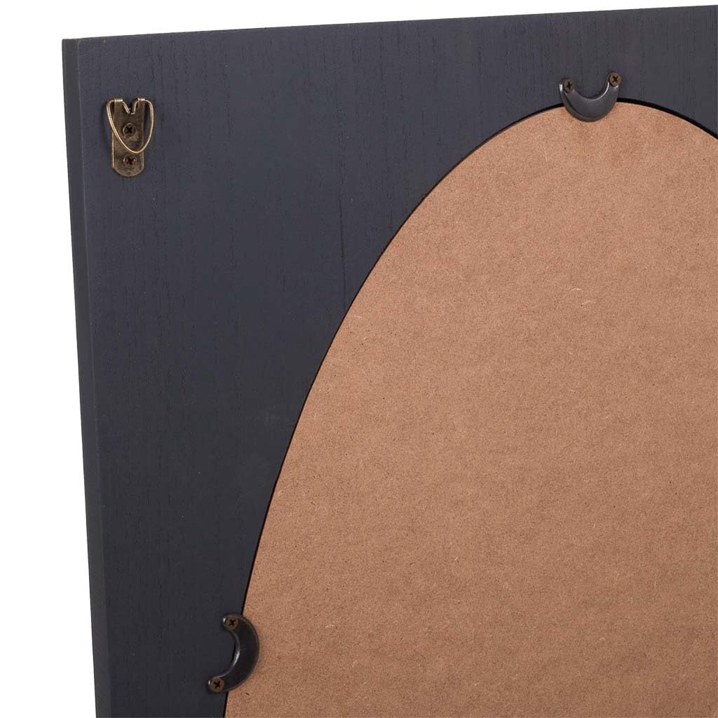 WANDERLUST DECO Espejo de Madera Gris Oscuro 50x2.5x80