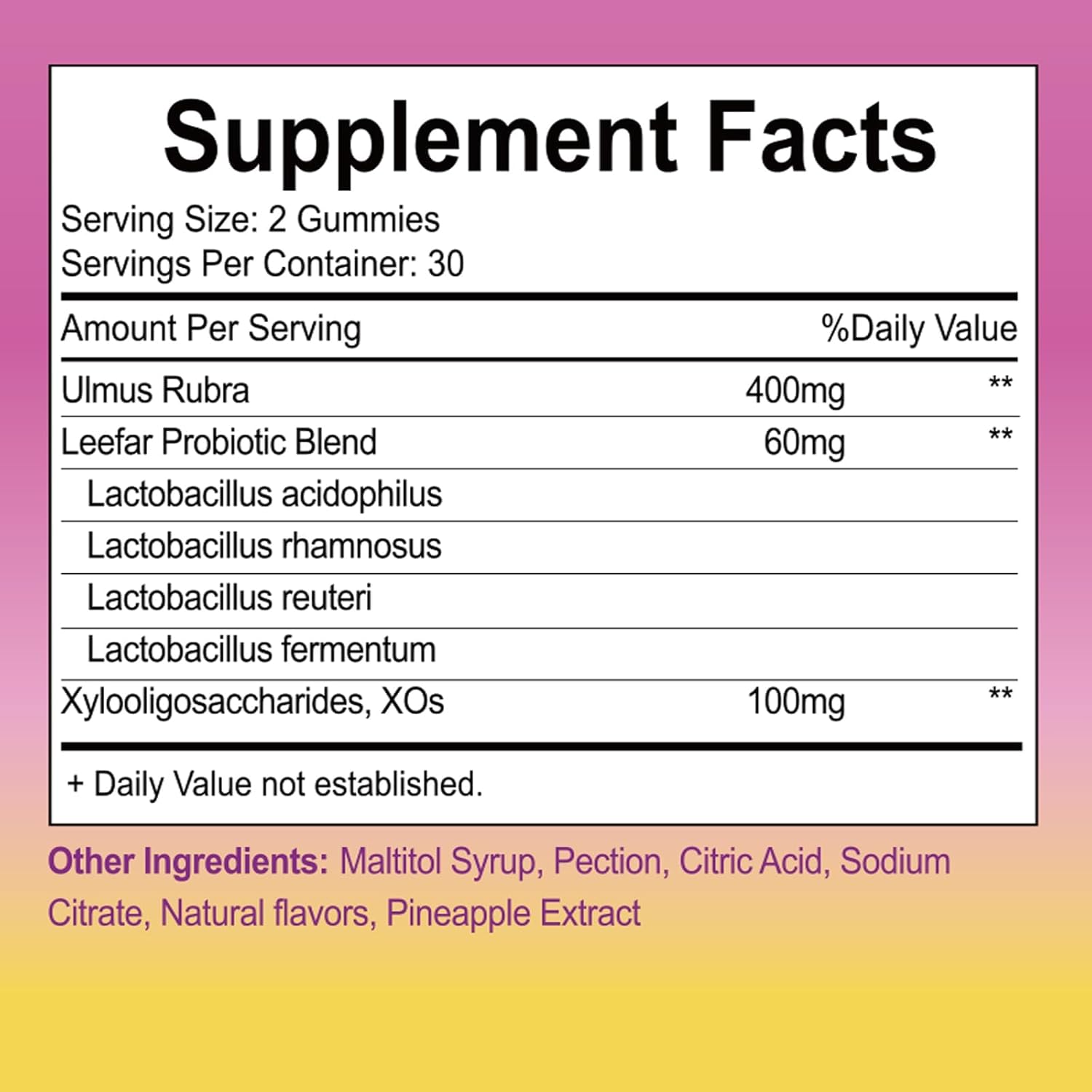 ZAYMAN Her Juicy Feminine Probiotics Gummies for Women – Pineapple Flavor, Supports Vaginal pH Balance, Digestive & Immune Health | 60 Gummies - Image 7