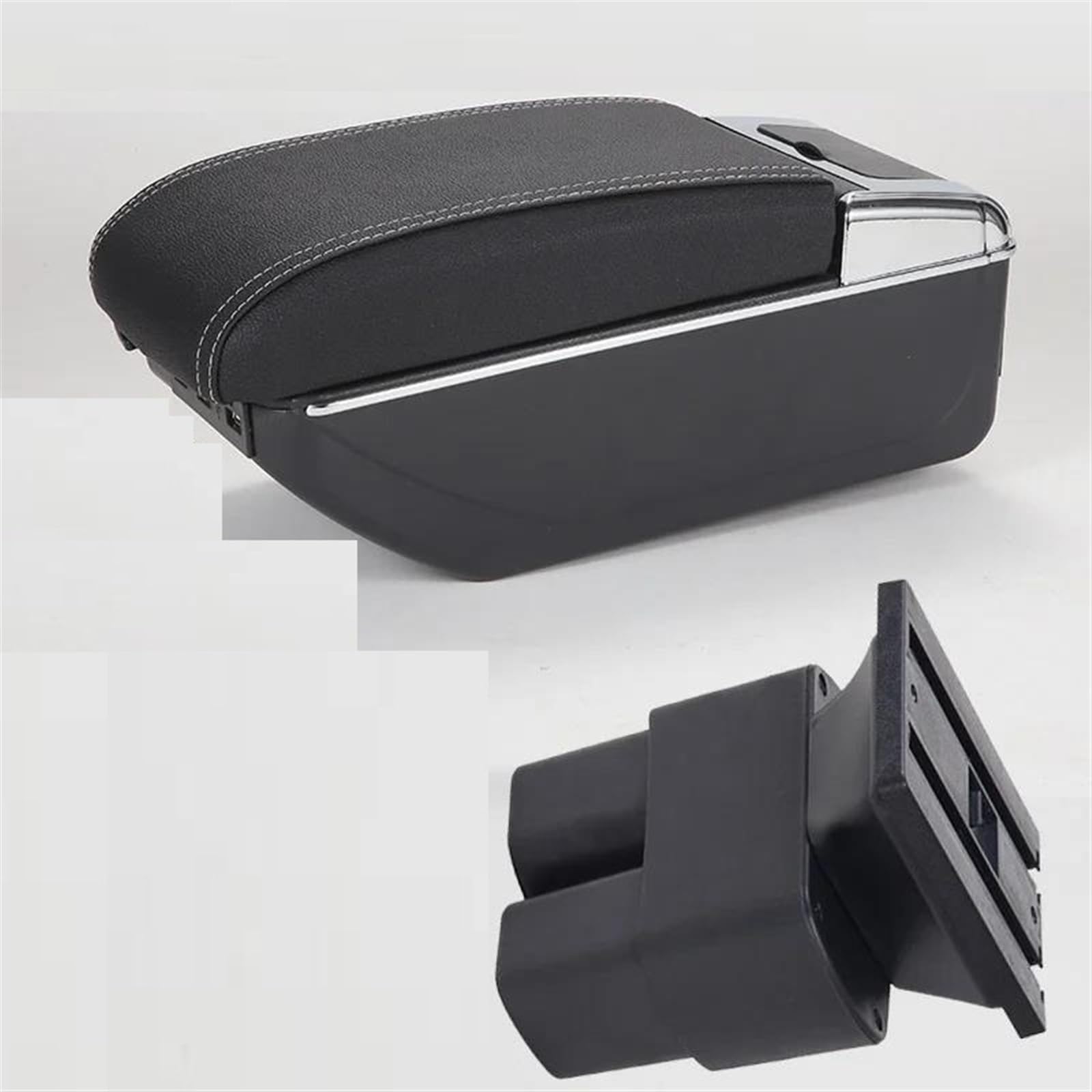 Ysdsls B Black White 7Usb Car Interior Accessories Center Console Multifunctional Storage Box Armrest For Nv200 2011-2019