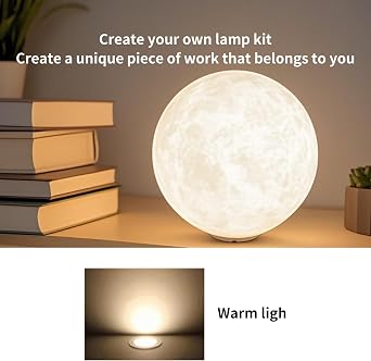 FYSETC 3D Printer Parts - Craetive DIY LED Lamp Kit: Only Hardware Accessories NO 3D Printed Parts, Bright Light Energy-efficient Custom Lighting Project for Pure White Nightlight Models
