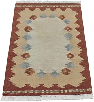 Zehra Abla Hal  El Dokuma Modern Benzersiz Pastel Y n Kilim 6388  ok Renkli-90 x 130