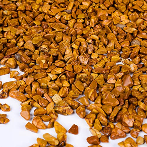 Rockimpact 19 Lb Pea Gravel, Tumbled Polished Natural Stone Small Pebbles Professional For Bonsai Plant Pot, Lucky Bamboo, Succulents, Aquarium, Terrarium, Kids Crafts, 3/8" (Yellow) #TOP2