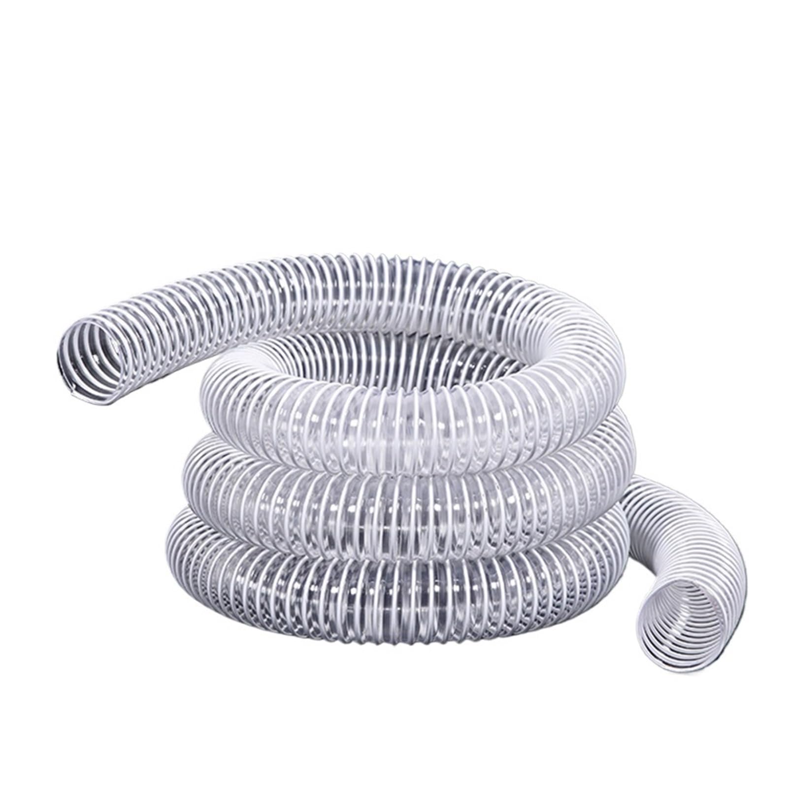 Wąż odsysający z gumy PCV, przezroczysty wąż drutu stalowego PVC, średnica wewnętrzna 30–100 mm, długość 1–10 metrów