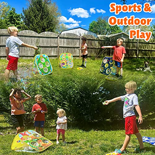 Rabosky Bean Bag Toss Game For Kids Toddlers 2 3 4 5 Year Old, Dinosaur Toys For Boy Girl Birthday Party Gift, Sports & Outdoor Play Toys Games Activities For Toddlers 1-3 Backyard Yard Outside #TOP2