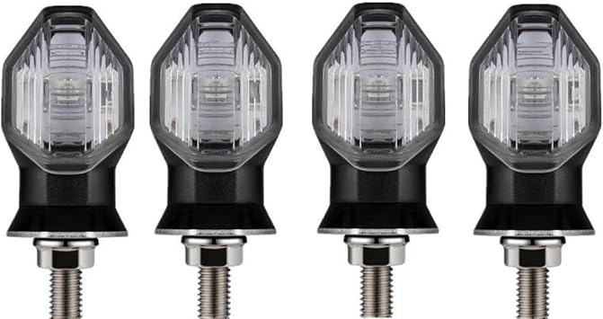lamp part Motorcycle Turn Signal Light 12V Flasher Indicator Blinker For H-onda RS150R RS 150 R For Wave Alpha For 110i 125i For Dash 125 BeAT4PCS Clear