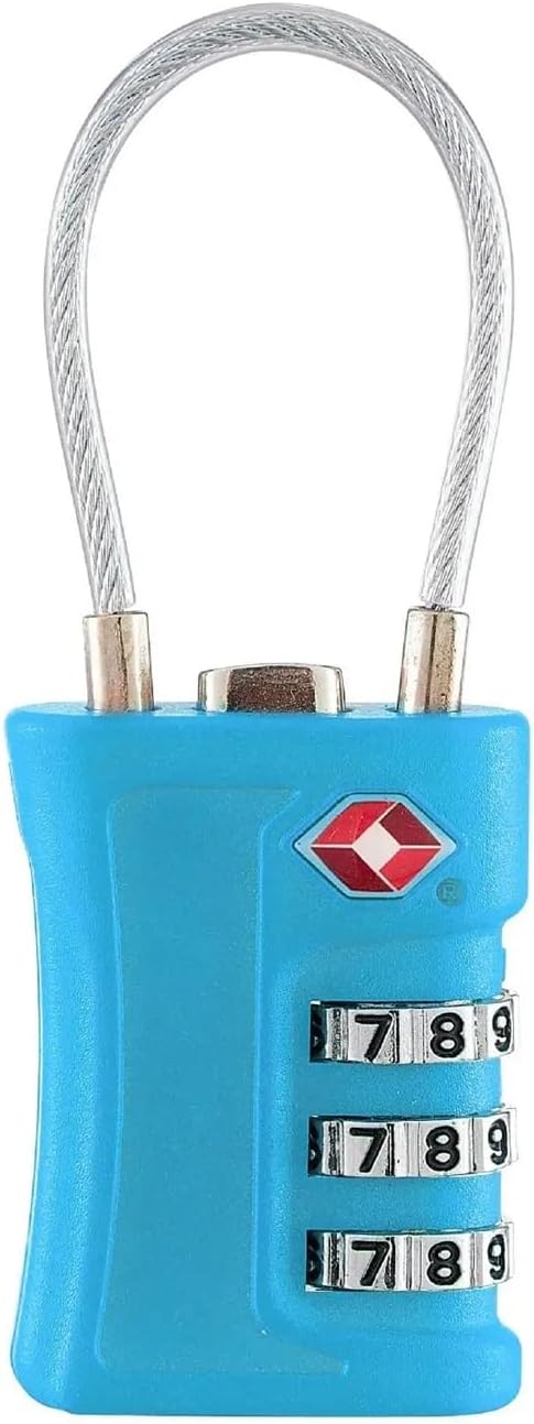 Customs Colorful Code Lock for Travel Luggage Password Changeable Contrast Color Design Padlock Cabinet Locker(Black 1)