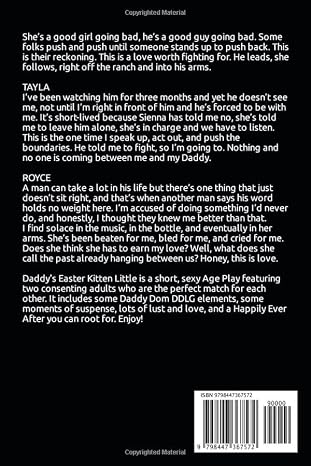 Daddy's Easter Kitten Little: An Age Play, DDlg, Instalove, Standalone, Romance (Alpha Daddy's Series)
