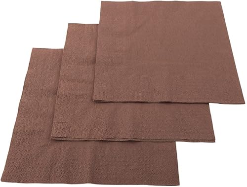 Restaurantware Luxenap Servilletas de cena de 15.75 pulgadas, 50 servilletas desechables de 2 capas, sensación de lino, suaves y absorbentes,