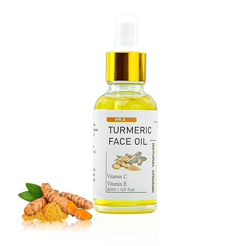 Miniatura 7 de MR.A Paquete de 3 aceite de cúrcuma, aceite de cúrcuma con vitamina C para rostro y cuerpo, ideal para limpiar la piel, hidratar y calmar la piel,