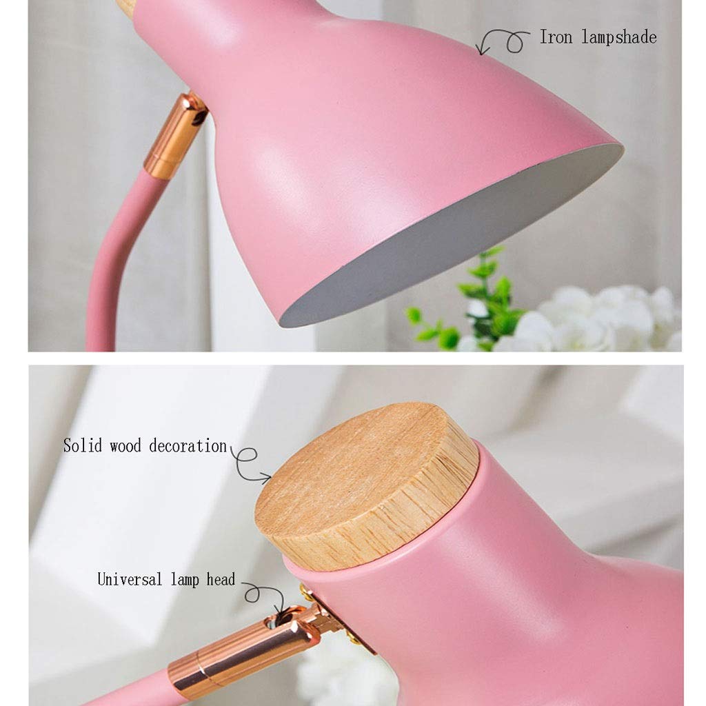Lampa biurkowa lampy stołowe, lampa do czytania lampa biurkowa nordycka biurko ochrona oczu lampa stołowa, przycisk lampa stołowa, LED elastyczna lampka nocna sypialnia lampka nocna/szara ciepła jak