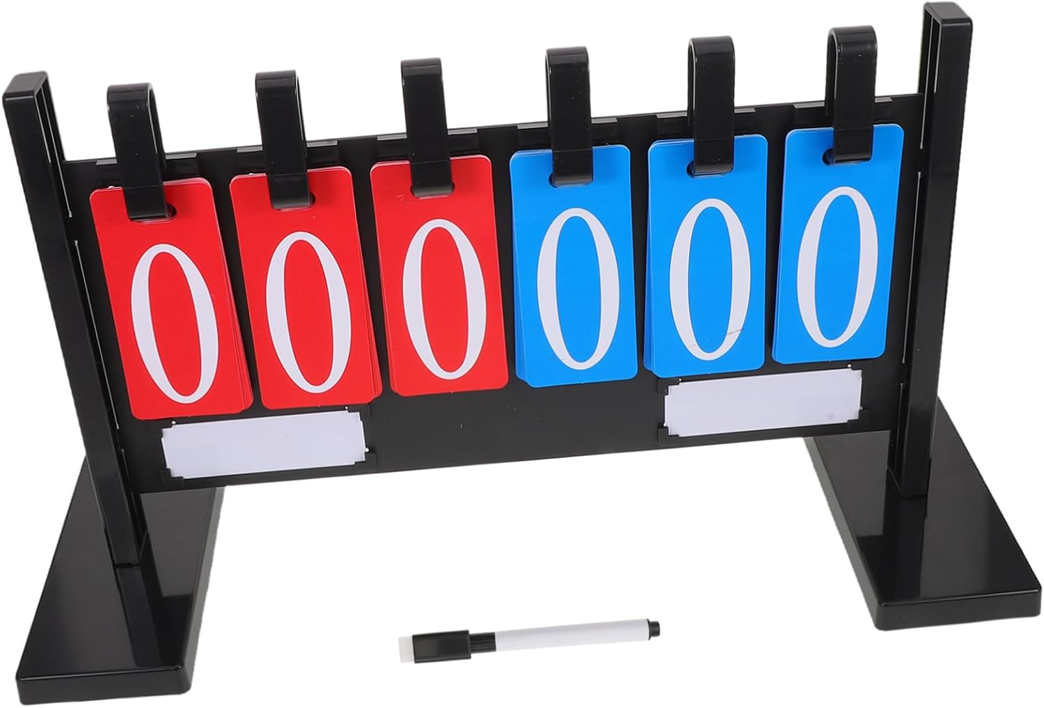 Weatherproof Multi-Sport Flip Scoreboard Tabletop Score Keeper for Basketball Soccer Tennis Volleyball Outdoor Indoor Games Classroom Activities