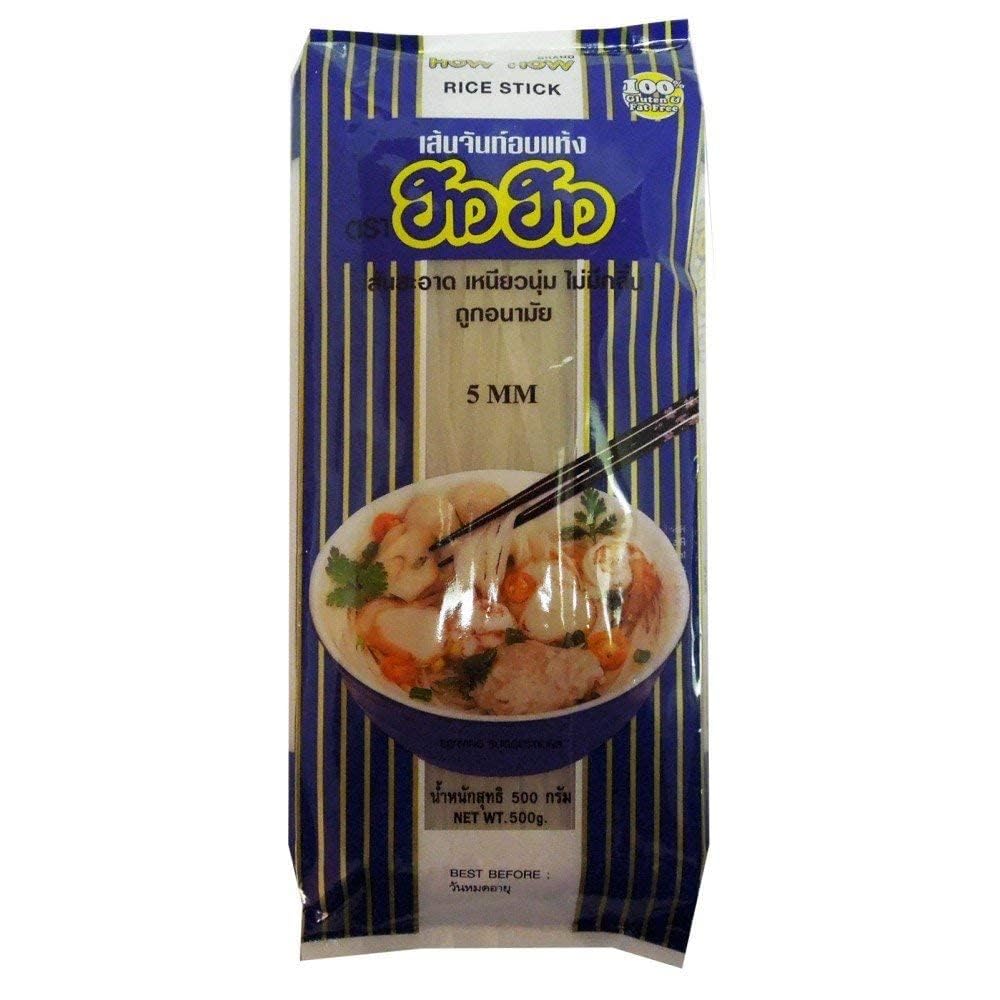 How How Rice Stick Noodles 5Mm|Includes Rice Flour & Water|Free From Artificial Preservatives,Flavours & Gluten|Cook Rice Noodle Soup & Stir Fried Noodle Fat Free, Natural, Vegetarian - 500 Gm (B00OLZCVHU) Amazon Price History, Amazon Price Tracker