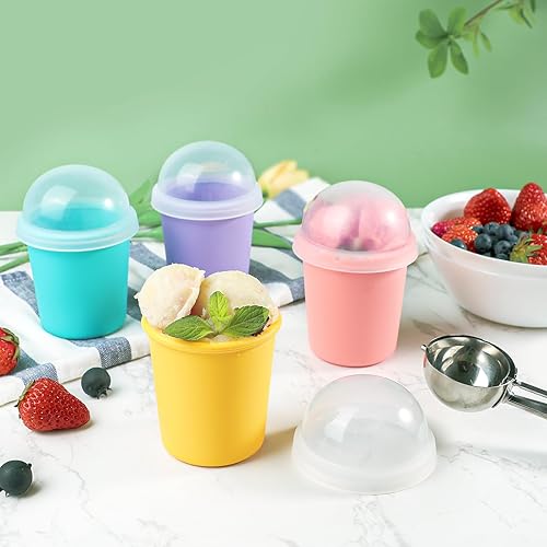 Miniatura 8 de Webake Contenedor de aderezo de ensalada para llevar, recipiente de silicona para salsa de 6 x 2.5 onzas con tapas, cabe en una caja Bento para el
