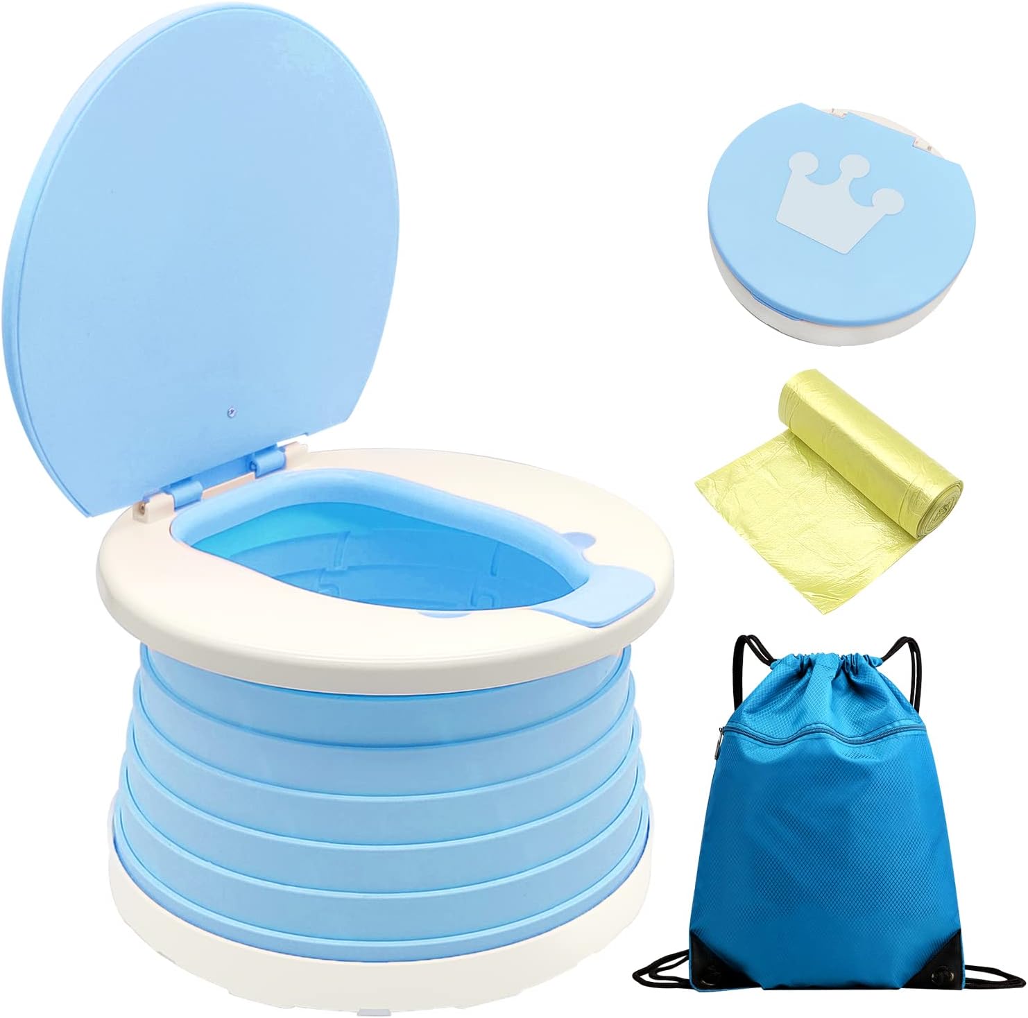Amazon.com: Portable Potty for Toddler Travel, Folding Potty Seat for ...
