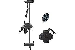 AQUOS Haswing 12V Transom Trolling Motor for Inflatable Pontoon Boat, Fishing Boat,...