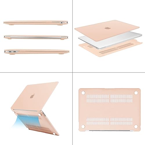 Vista 172 de MOSISO - Funda rígida y de plástico compatible con MacBook Air de 13 pulgadas versión 2022, 2021-2018, A2337 M1 A2179 A1932; con cubierta