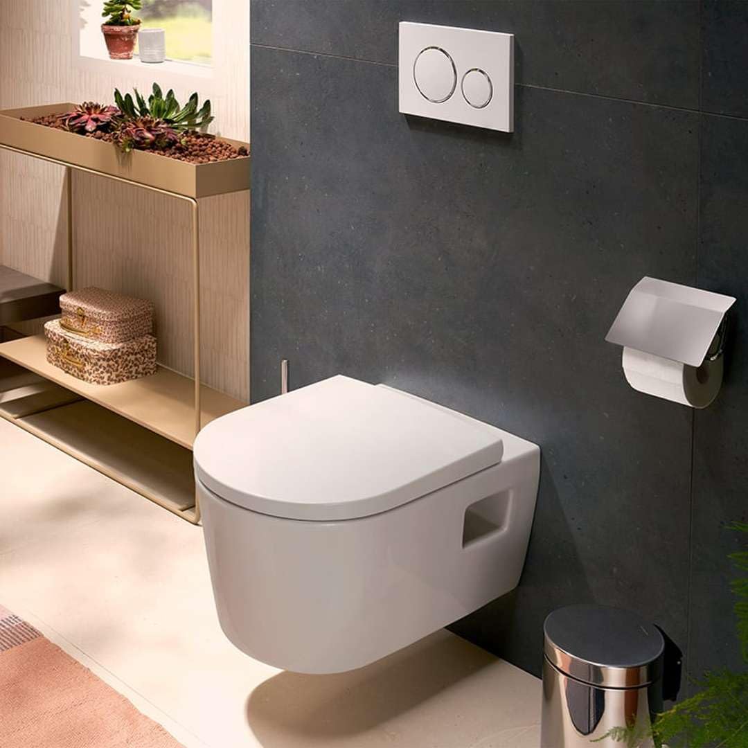 hansgrohe EluPura Original S Wand-WC Set, 365x540mm, AquaChannel Flush, inkl. WC-Sitz, 60207450
