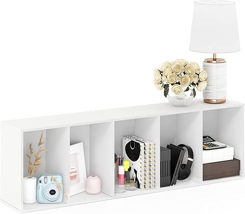 Miniatura 115 de Furinno - Estantería de cubos de 2 niveles serie Luder para libros y almacenamiento, color roble francés Roble francés,Pino