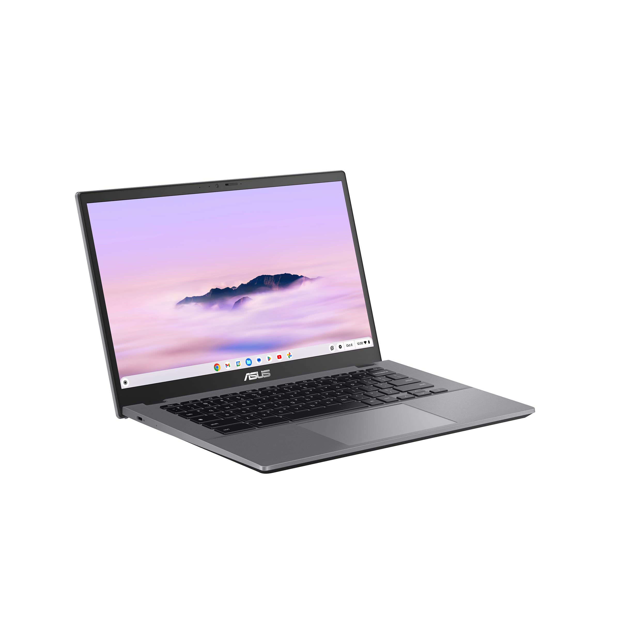 ASUS Chromebook Plus CX34 - Computer portatile, schermo IPS 14" FHD antiriflesso | Intel Core i3-1215U | 8 GB di RAM | 128 GB UFS | Intel UHD | ChromeOS | Tastiera QWERTZ | Grigio |