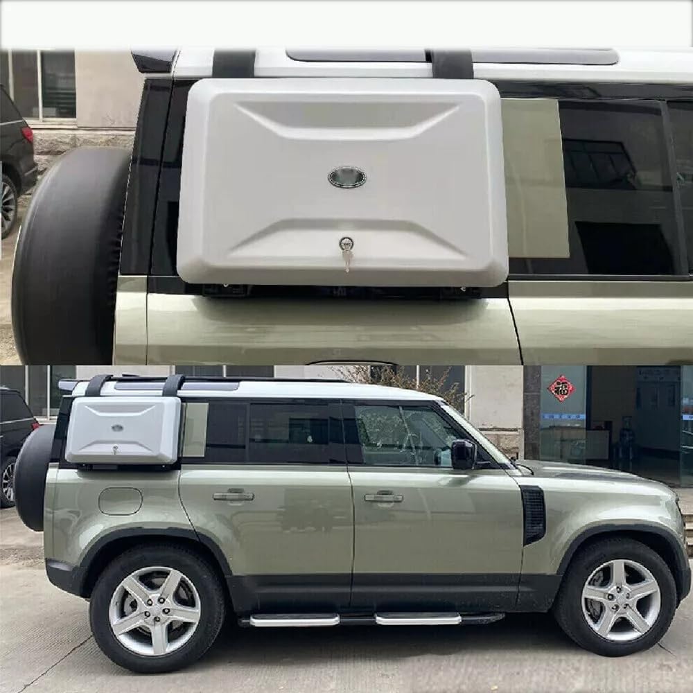 Silver Exterior Side Mounted Gear Box Carrier Fit for LR Defender 2020 2021-2024