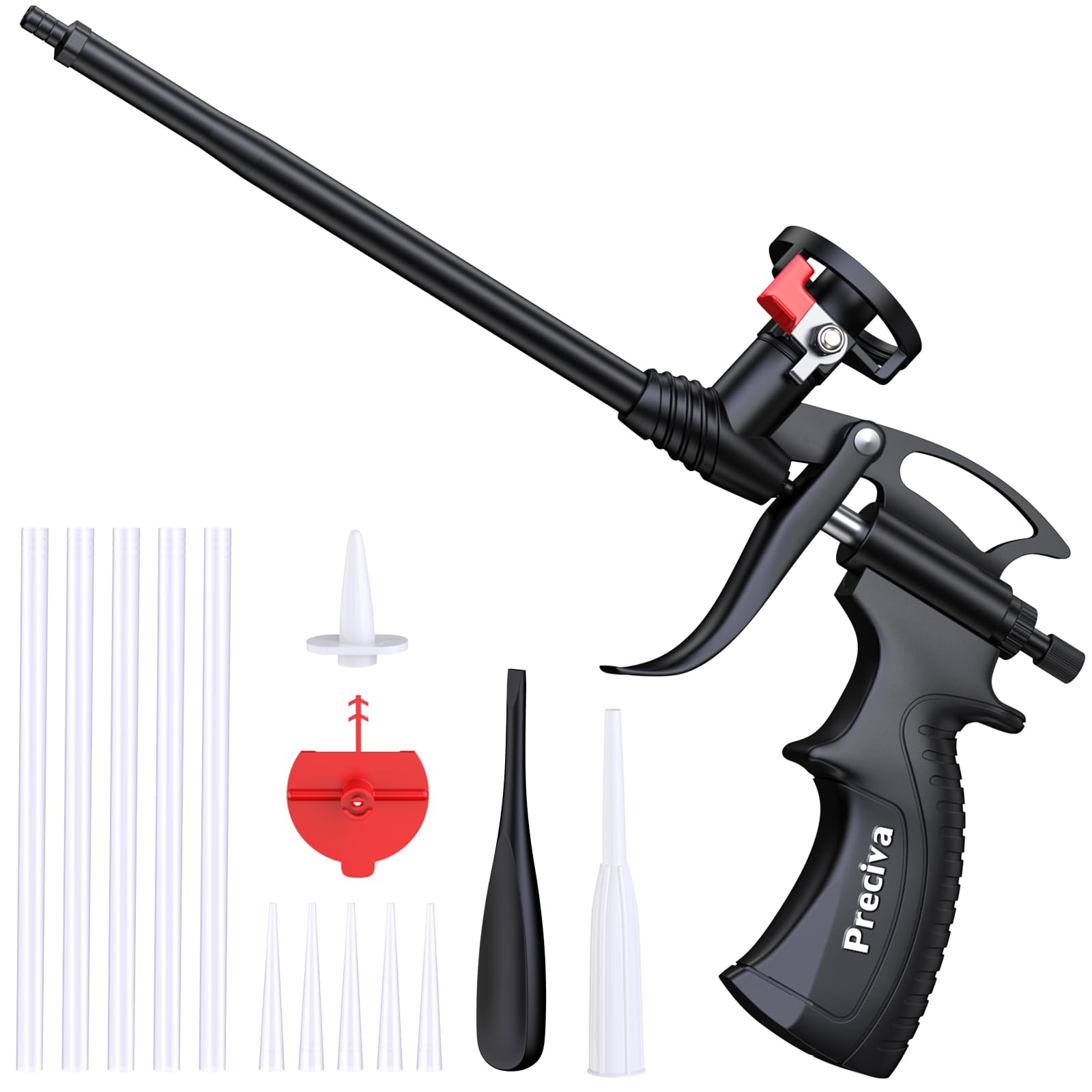 Preciva Kit isolante in schiuma spray con 14 ugelli