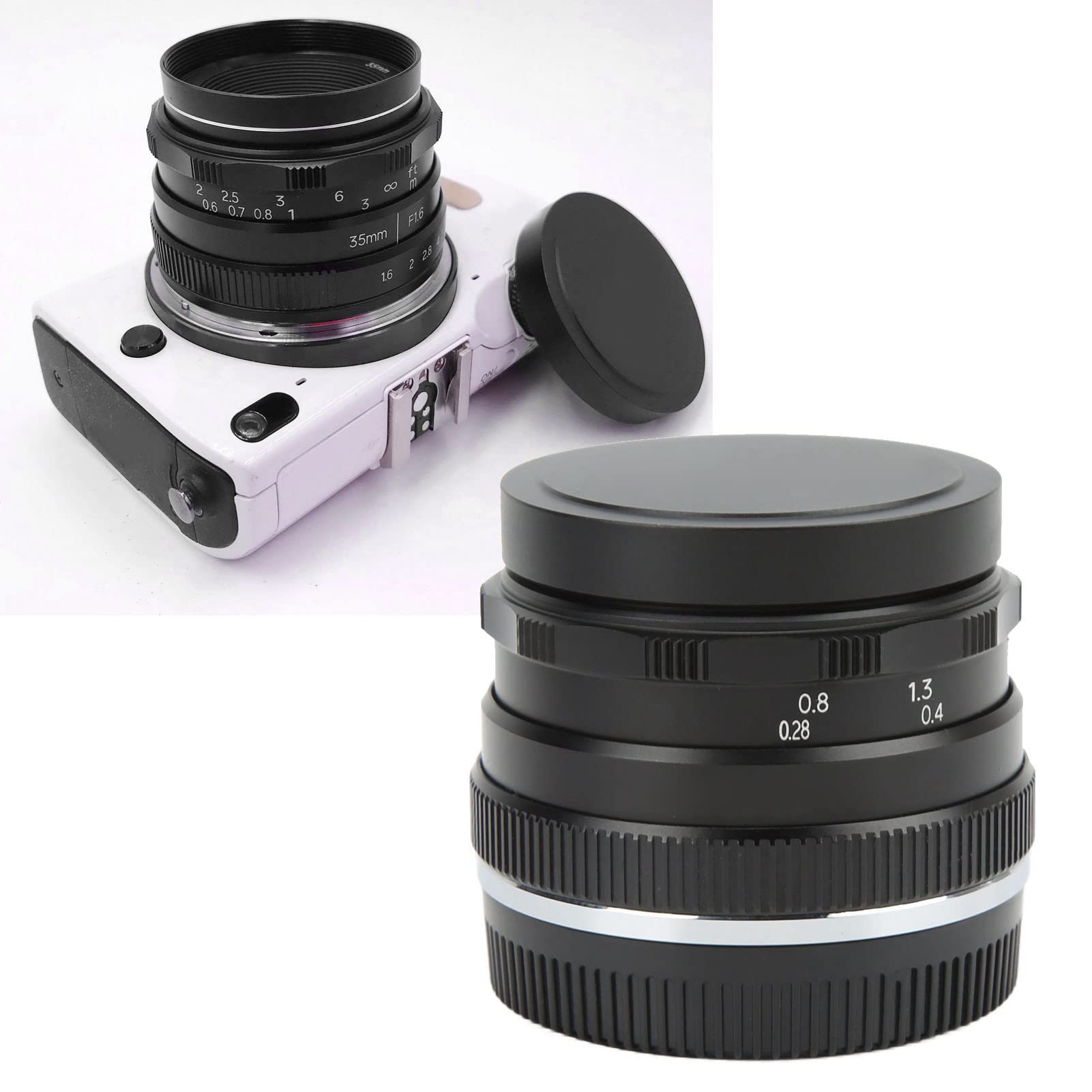 35mm F1.6 単焦点レンズ Amazon.co.jp: 35mm F1.6 単焦点カメラレンズ - 大口径・最短28cm接写