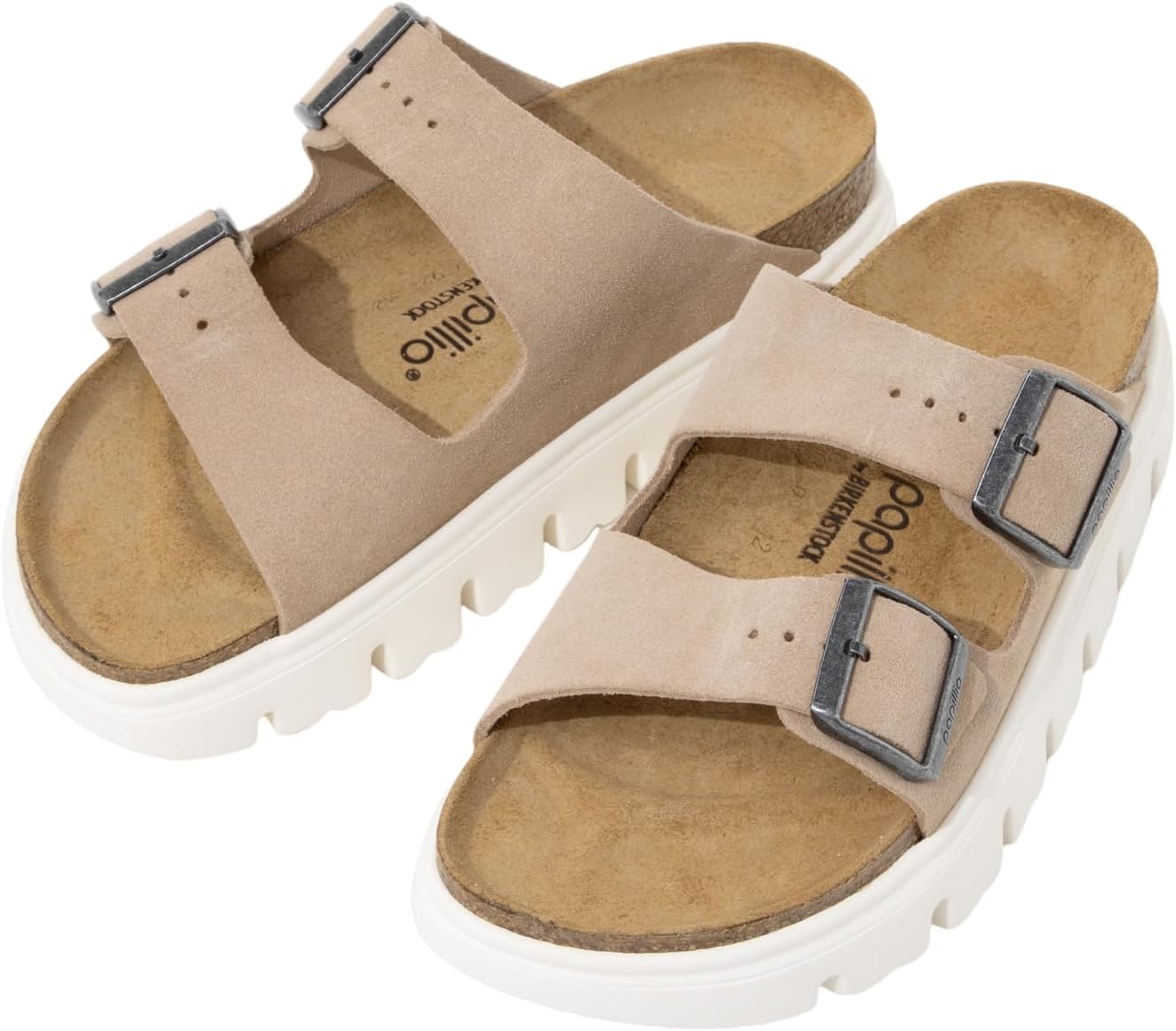 Birkenstock mens 1024950 Arizona Chunky Suede Leather Sandal