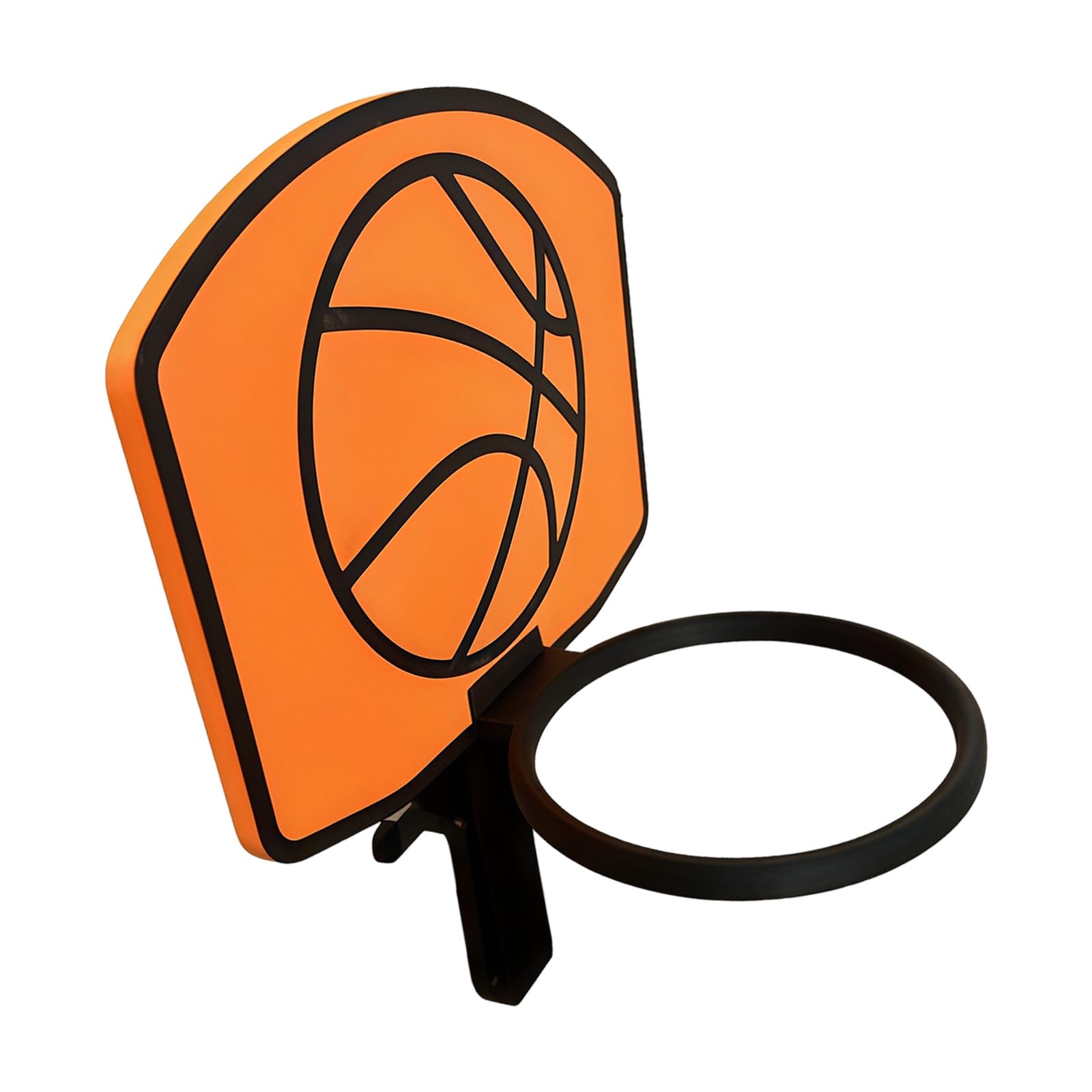 Kalttoy MultiFunctional Small Basketball Ball Hoop Clip on Design for Stress Relief Fun Entertainment Game for Home Trash Can Basketball Hoop Desktop Stress Relief