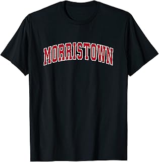 Morristown Tennessee TN Vintage Sports Design Red Design T-Shirt