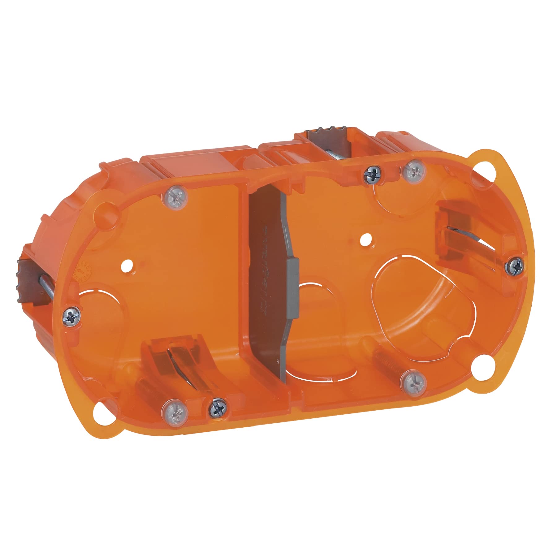 LegrandBatibox LEG90502 Flush-Mounting Box for Walls of Various Materials 2 Compartments Depth 40 mm