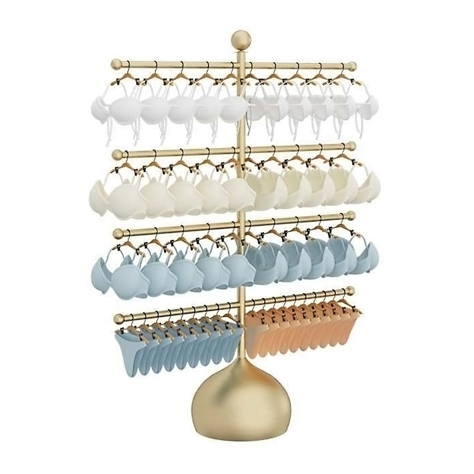 Supports à sous-vêtements en métal avec portants pour soutien-gorge