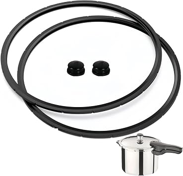 09936 Pressure Cooker Sealing Ring Cooker Sealing Overpressure Plug2packSuitable For Presto Models 0126002 0136102 0136001 0136403 0136304 0216001