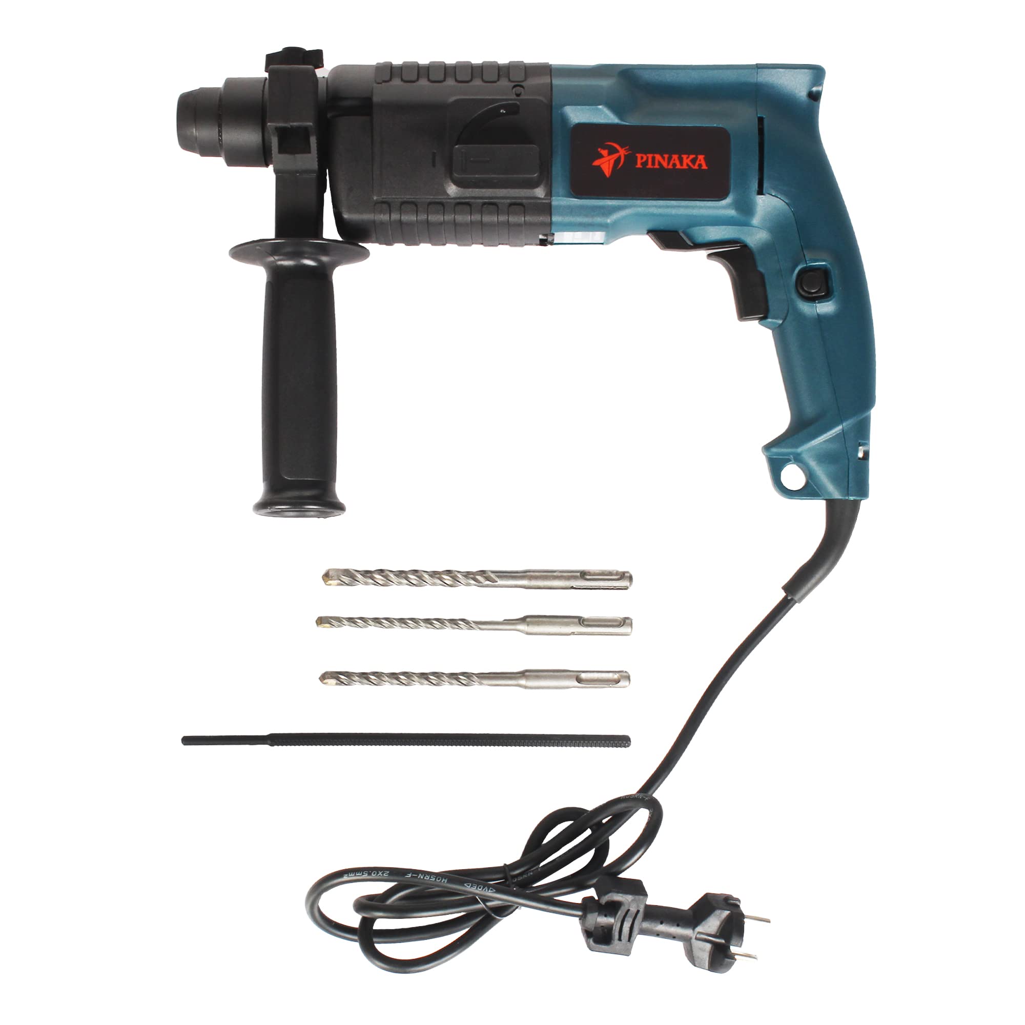 PINAKA 2-20 rotary hammer drill machine 20mm reverse forward rotation with variable speed 800watt for hammering, drilling & chiseling on wood concrete, metal drilling with chisel & bits (B09TXXVJQ7) Amazon Price History, Amazon Price Tracker